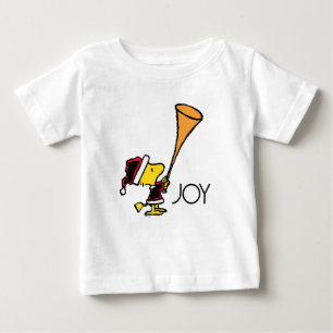 Peanuts Woodstock Santa Claus Baby T-Shirt
