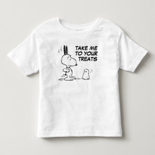 Peanuts Woodstock Scares Snoopy Toddler T-shirt