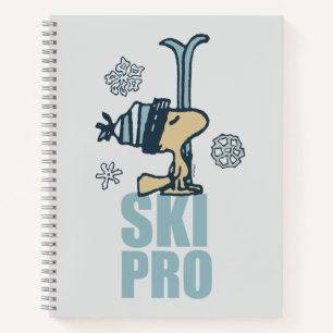 Peanuts   Woodstock Ski Pro Notebook