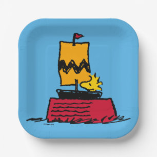 Peanuts   Woodstock Snoopy Dish Sail Boat