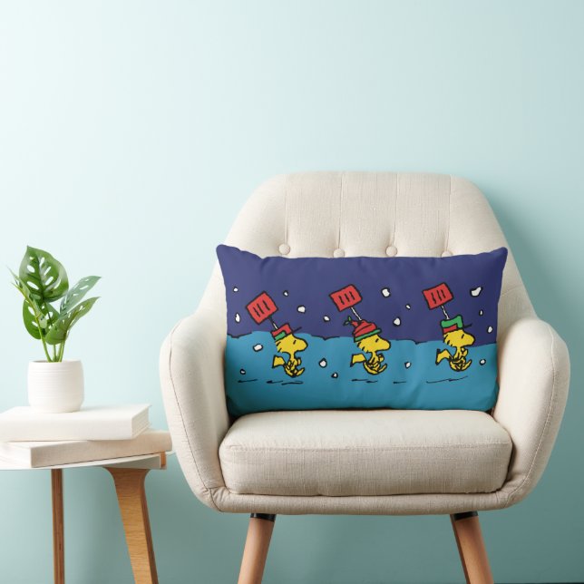 Peanuts | Woodstock Snow Shovel Team Lumbar Pillow (Chair)