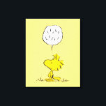 Peanuts | Woodstock Speaks Canvas Print<br><div class="desc">Check out this super cute Peanuts design featuring Woodstock and polka dots.</div>