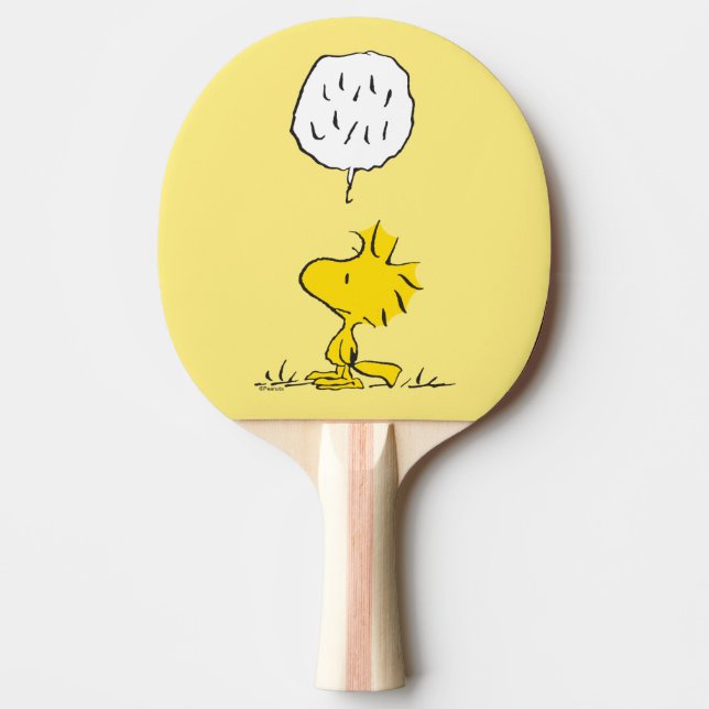 Peanuts | Woodstock Speaks Ping Pong Paddle (Front)