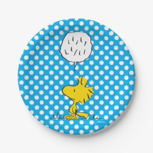Peanuts   Woodstock Speaks & Polka Dots Paper Plate