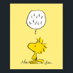 Peanuts | Woodstock Speaks Poster<br><div class="desc">Check out this super cute Peanuts design featuring Woodstock and polka dots.</div>