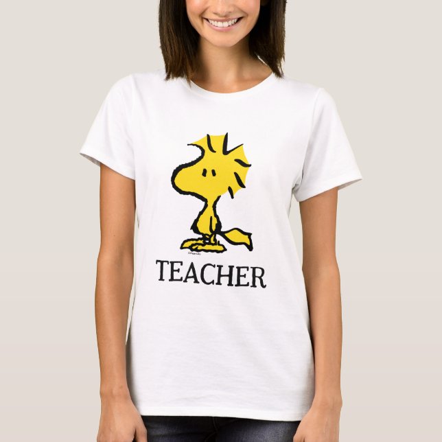 Peanuts | Woodstock Teacher T-Shirt (Front)