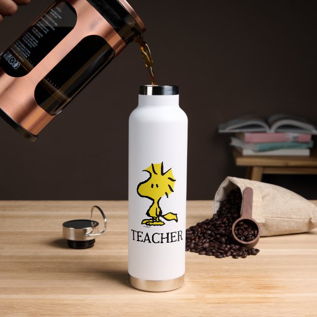 Peanuts | Woodstock Teacher Water Bottle (Coffee)
