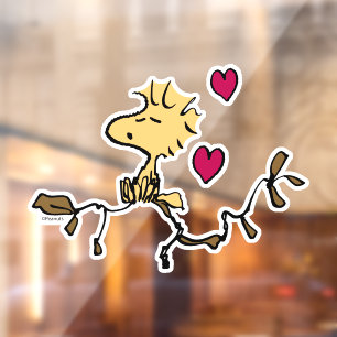 Peanuts   Woodstock Whistle Window Cling