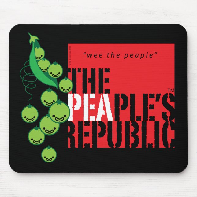 PEAPLE'S REPUBLIC MOUSE PAD (Front)