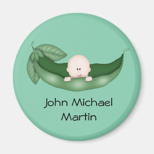 Peapod Baby Shower Favours Magnet