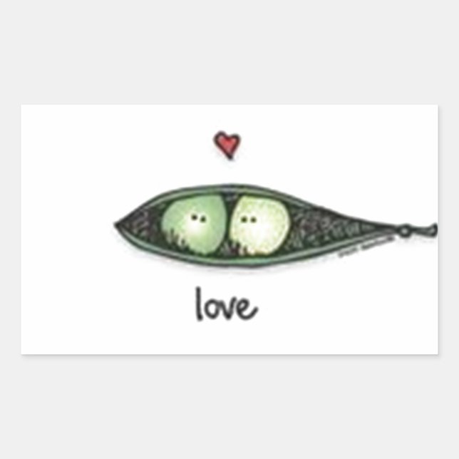 Peapod Love Sticker (Front)