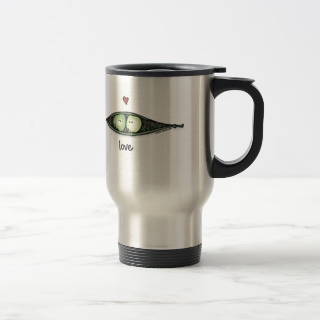 Peapod Love Travel Mug (Right)