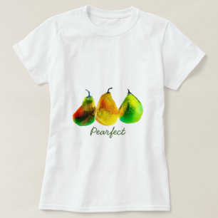 Pear art mignon aquarelle fruit T-shirt