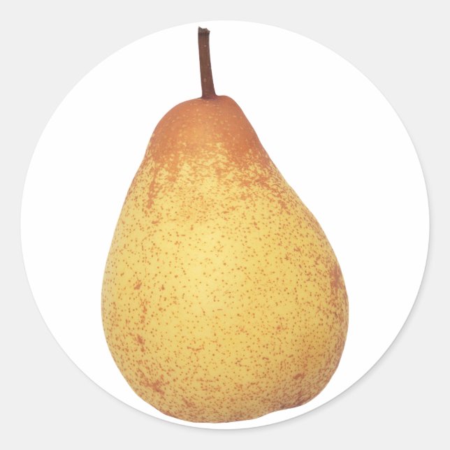 Pear Classic Round Sticker (Front)