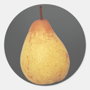 Pear Classic Round Sticker