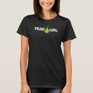 Pear Designs For Girls Kids Gardening Vegan Plant T-Shirt