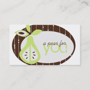 Pear For You Cartes de visite