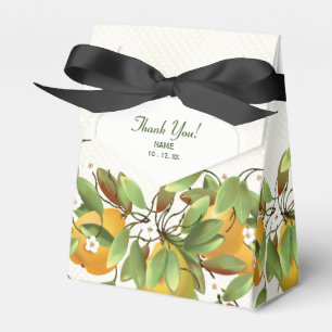 Pear Fruit Flowers Favor Box