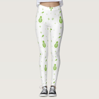 Pear fruit leggings
