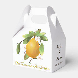 Pear Fruit Wedding Favor Box