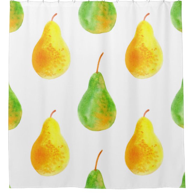 Pear fruits seamless pattern (Front)