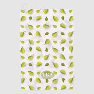 Pear Golf Towels