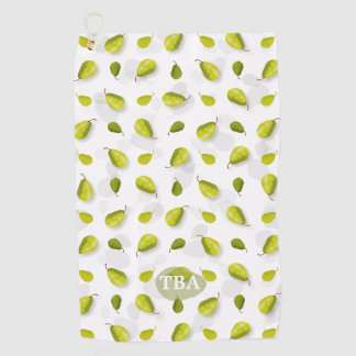 Pear Golf Towels