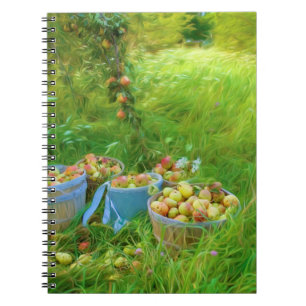 Pear Harvest Photo Notebook (80 Pages B&W)