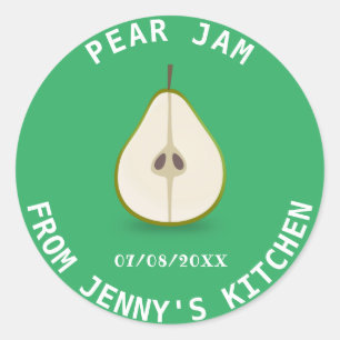 Pear Jam Classic Round Sticker