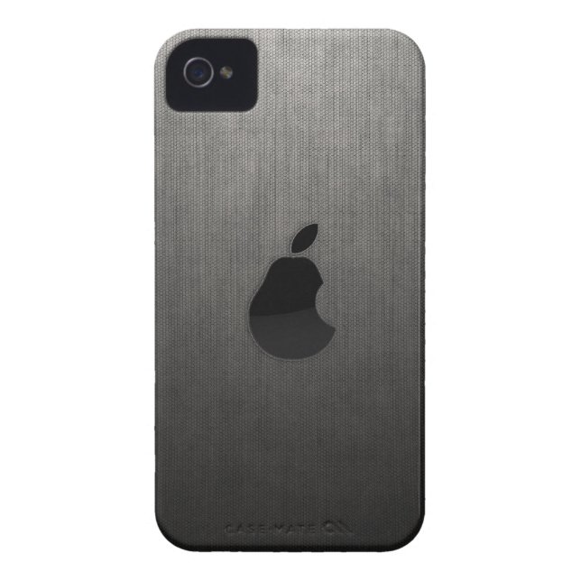 Pear Logo Custom iPhone 4/4S Case-Mate iPhone Case (Back)