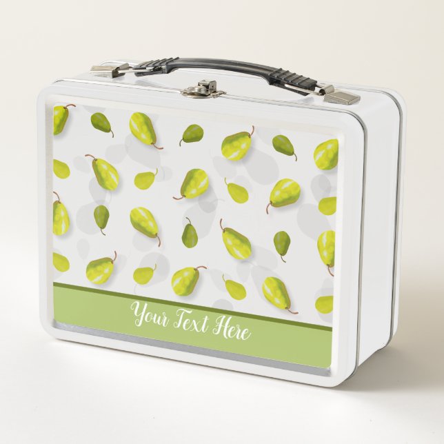 Pear Metal Lunch box (Front)
