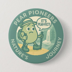 Pear Pioneers Nature's Journey 3 Inch Round Button