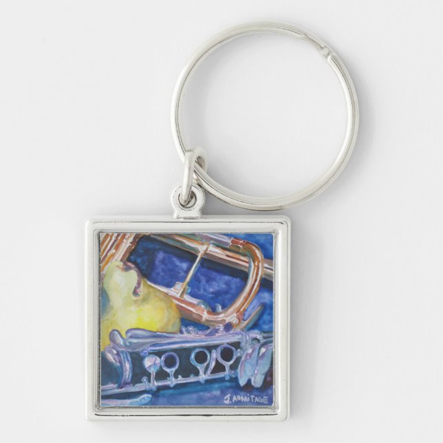 Pear Roadie Keychain (Front)