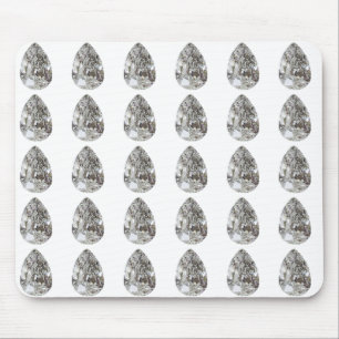 Pear Shaped Diamond Mouse Pad