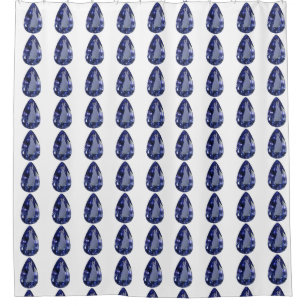 Pear shaped Sapphire Blue