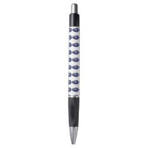 Pear shaped Sapphire Blue Pen