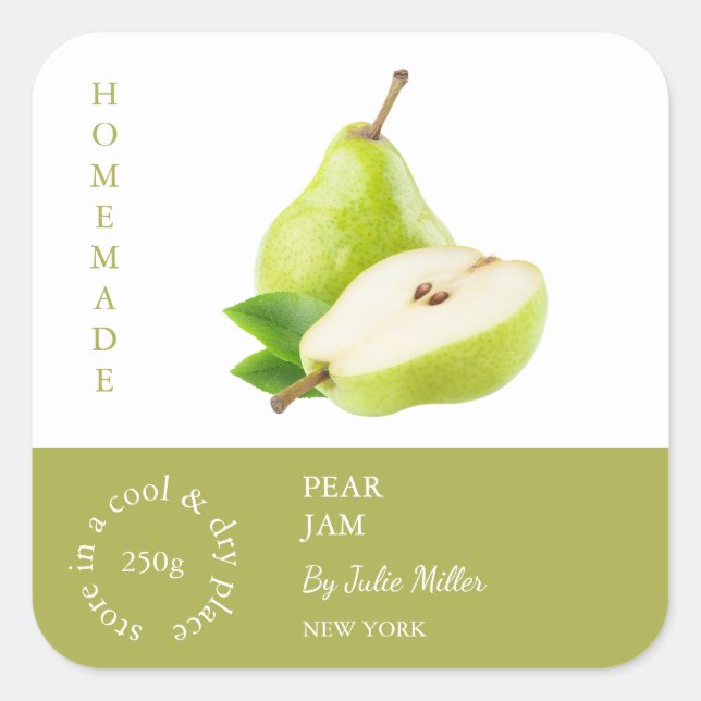 Pear Small Business Label (Front)