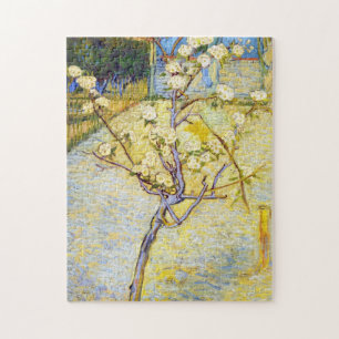 Pear Tree in Blossom Vincent van Gogh fine art Jigsaw Puzzle