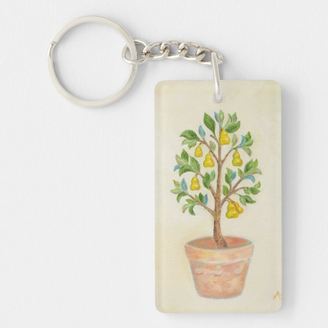 Pear Tree keychain (Front)