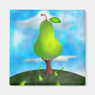 Pear Tree Magnet