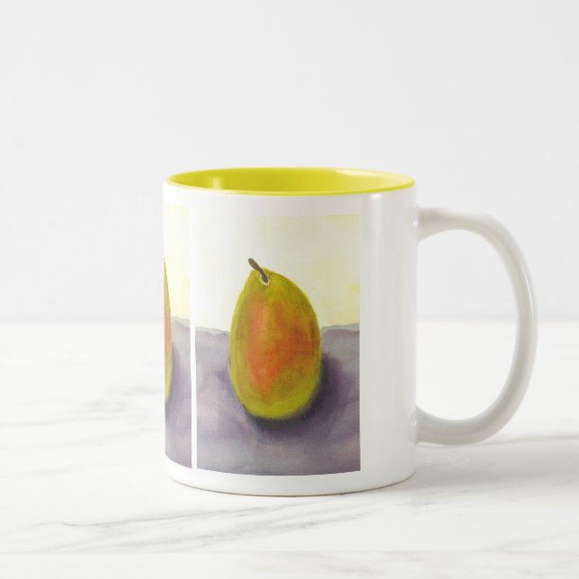 Pear Two-Tone Coffee Mug (Right)