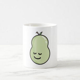 Pear with a smile coffee mug