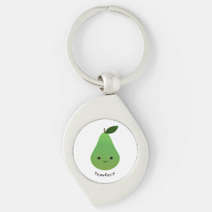 Pearfect Cute Kawaii Pear Keychain