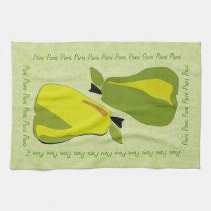 PEARfect Pear (mint) Kitchen Towel