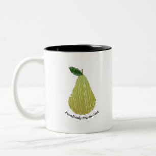 Pearfectly Impearfect Pear Two-Tone Coffee Mug