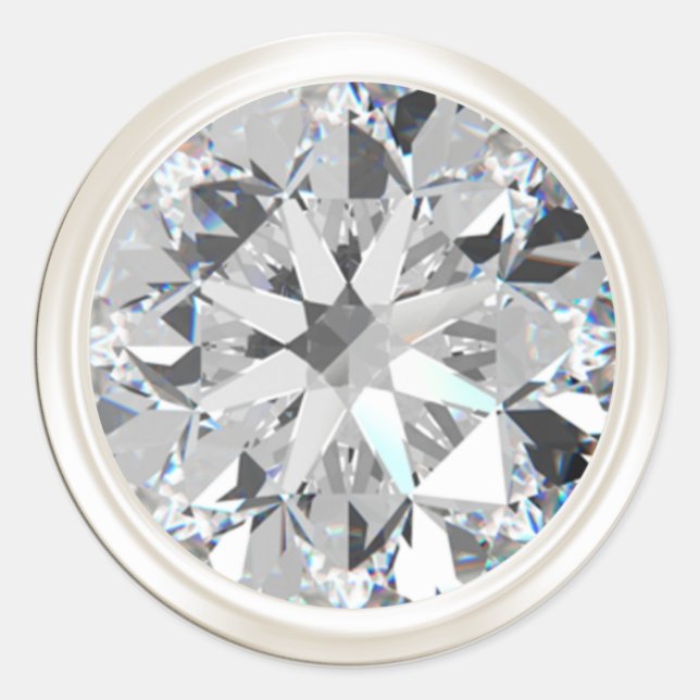 Pearl and Diamond Envelope Seal (Front)