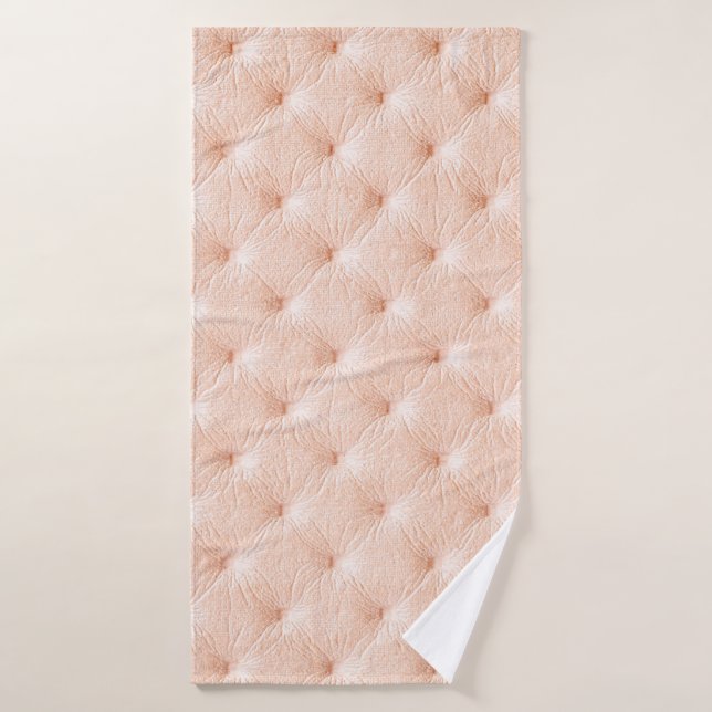 Pearl beige leather texture bath towel (Bath Towel)