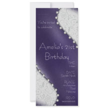 Pearl Birthday Invitation