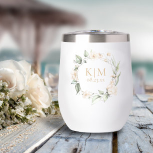 Pearl Blush Floral Elegance Border Mariage ID989