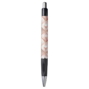 Pearl Blush Pink Rose Gold Abstract Wedding  Pen